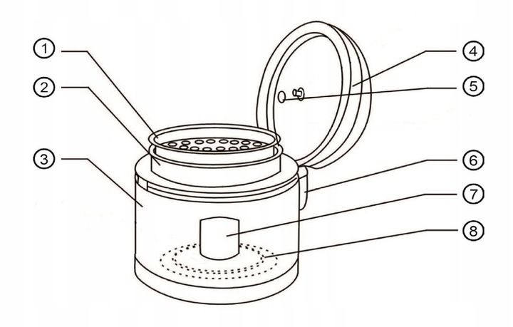 MULTICOOKER PAROWAR SZYBKOWAR ELEKTRYCZNY GARNEK 26 PROGRAMÓW 5L 700W TIMER zdjęcie 11
