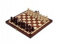 MACHONIOWE Szachy drewniane Królewskie 31x31 we wkładce PRODUCENT