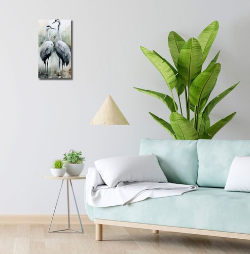 Obraz 20x40cm Tańczące Czaple na Arena.pl