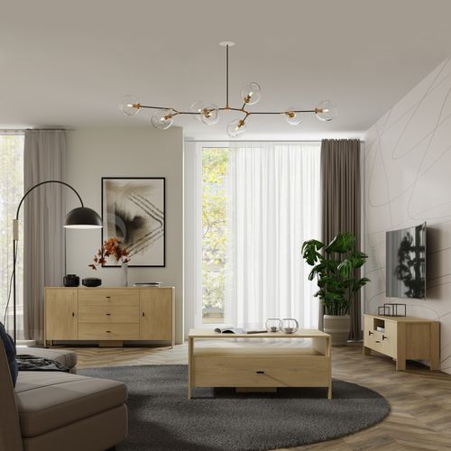 Komoda z szufladami Ethan 2D3S 160 Dąb Cremona na Arena.pl