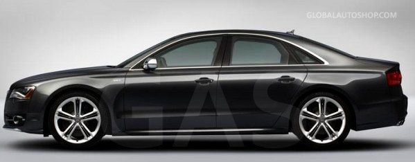 Audi A8 - Listwy CHROM na drzwi boczne dekoracyjne chromowane zdjęcie 2
