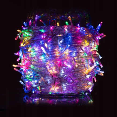 LAMPKI CHOINKOWE ZEWNĘTRZNE / WEWNĘTRZNE 375LED 50m multikolor na Arena.pl