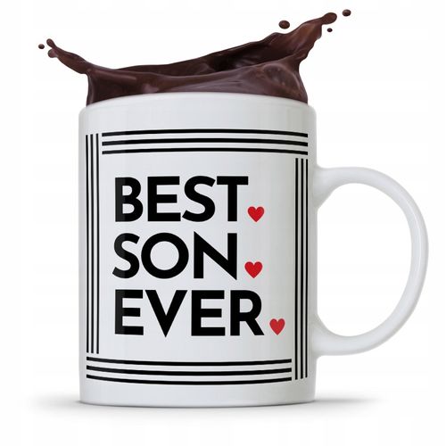 Kubek Prezent Dla Syna Dziecka Best Son Ever Z Nadrukiem Ze Zdjęciem na Arena.pl