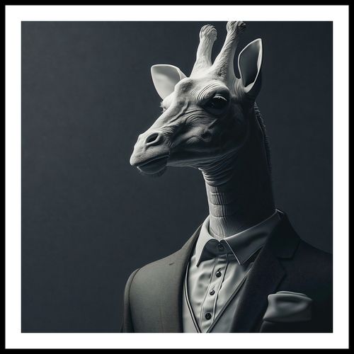 Plakat 90x90cm Żyrafa na Wyjściu na Arena.pl