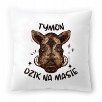Poduszka Dla Tymona Na Urodziny Ze Zdjęciem Na Prezent Biała 40X40 Cm