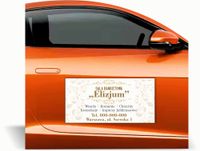 Magnes na auto reklama magnetyczna 60x30 SALA BANKIETOWA chrzciny wesela