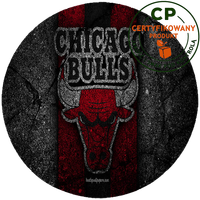 Opłatek na tort Chicago Bulls