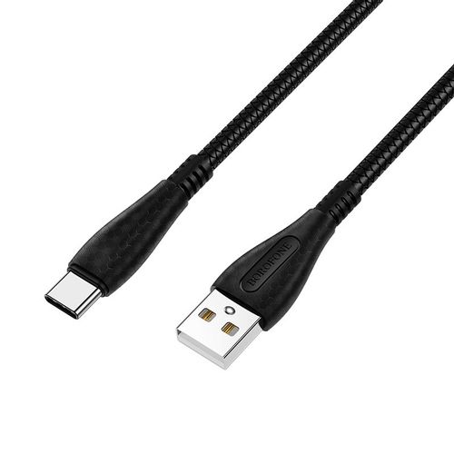 Borofone - kabel USB-A do USB-C 1m czarny na Arena.pl