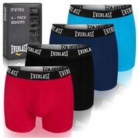 Everlast Bokserki Męskie EV004 Mix Kolor Bawełna 4 sztuki Rozmiar XXL