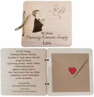 RAMKA PREZENT NA PAMIĄTKĘ PIERWSZEJ KOMUNII ŚWIĘTEJ Z KOPERTĄ NA PIENIĄDZE