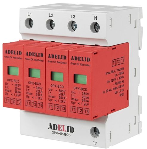 OGRANICZNIK OCHRONNIK PRZEPIĘĆ PRZEPIĘCIOWY B+C+D 4P 3-FAZ na Arena.pl