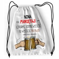 Plecak Dla Niny Szkolny Worek Torba Z Nadrukiem Ze Zdjęciem