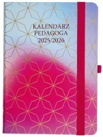 Kalendarz Pedagoga B6 2025-2026 Tygodniowy Salsa, Barwny