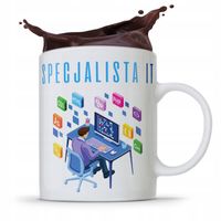 Kubek Informatyka Programisty Specjalista It Z Nadrukiem Ze Zdjęciem