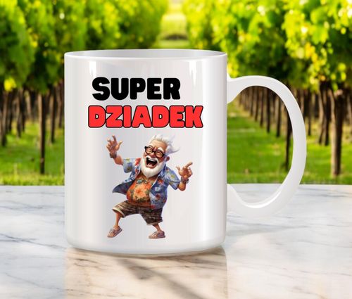 PODUSZKA I KUBEK ORYGINALNY PREZENT DZIEŃ DZIADKA URODZINY IMIENINY DZIADEK na Arena.pl