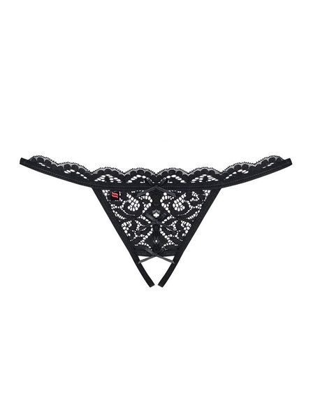 Otwarte Stringi Damskie - Obsessive 831-THC-1 S/M zdjęcie 5