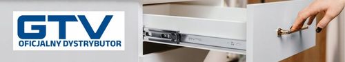 PROWADNICKA KULKOWA VERSALITE GTV DO SZUFLAD 500 mm PEŁNY WYSUW CICHY na Arena.pl