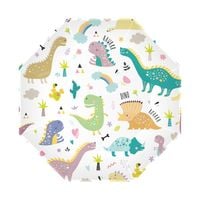 talerzyki papierowe dinozaury smok 6szt.9 cali
