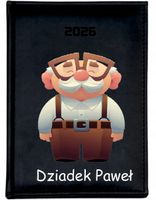 KALENDARZ A6 2026 TYGODNNIOWY PLANER nadruk DLA DZIADKA różne wzory