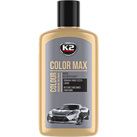 K2 COLOR MAX 250ML WOSK KOLORYZUJĄCY DO LAKIERU REGENERUJĄCY SREBRNY