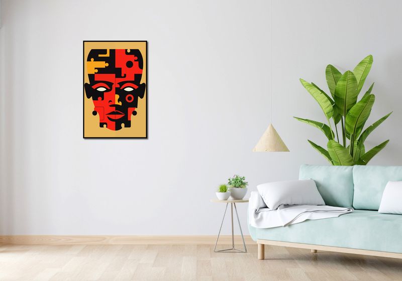 Plakat 53x81cm Puzzle Tożsamości zdjęcie 4