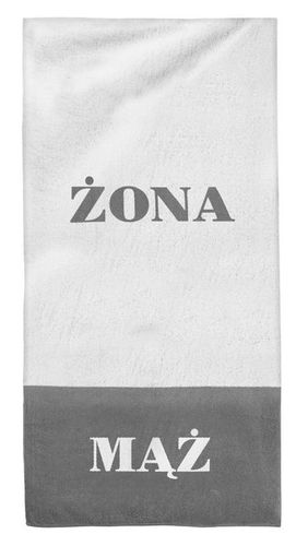 Ręcznik Mąż-Żona na Arena.pl