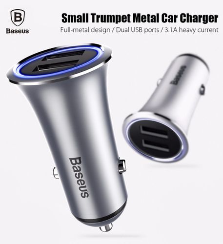BASEUS | ŁADOWARKA SAMOCHODOWA | 2X USB | 3.1A na Arena.pl