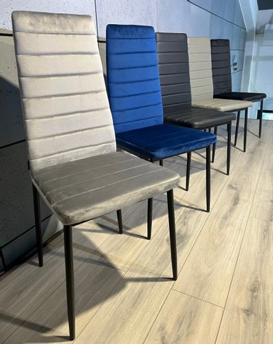 Krzesło VALVA DUO VELVET GREY na Arena.pl