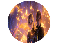 Opłatek na tort Jak wytresować Smoka