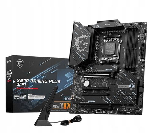 Płyta główna MSI X870 GAMING PLUS WIFI AMD X870 DDR5 SATA3 M.2 USB4 WiFi na Arena.pl