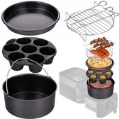 AKCESORIA DO FRYTKOWNICY LEHMANN AIR FRYER ZESTAW 4 ELEMENTY UNIWERSALNE