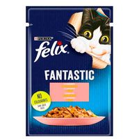 FELIX FANTASTIC ŁOSOŚ 85G KOT SASZETKA