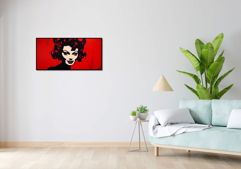 Plakat 91,3x44,5cm Czerwona Diablica zdjęcie 4
