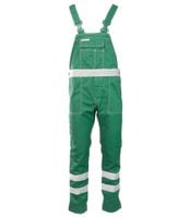 Spodnie ogrodniczki odblask CLASSIC zielone 29