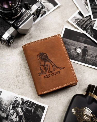 Męski portfel ze wzorem znaków zodiaku Always Wild na Arena.pl