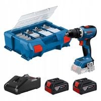WKRĘTARKA 18V 63Nm GSR 18V-65 BOSCH 2x4,0Ah + WALIZKA + OSPRZĘT 82PC