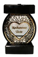 znicz lampion KOŁO AŻUR CZARNY ZŁOTE SERCE dla TATY Kochanemu Tacie