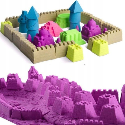 PIASEK KINETYCZNY 5kg +BASEN FOREMKI ŁOPATKA PIASKOWNICA WIADERKO ZESTAW XL na Arena.pl