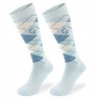 Wygodne letnie skarpety na konie 80% bawełny w romby Comodo SPDJ roz.