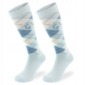 Wygodne letnie skarpety na konie 80% bawełny w romby Comodo SPDJ roz.