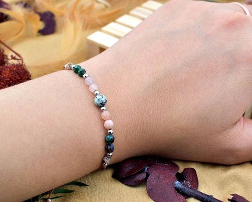 Bransoletka Znak Zodiaku BYK Naturalne Kamienie Zodiak na Arena.pl