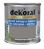 DEKORAL EMAKOL EMALIA SILNIE KRYJĄCA szary jasny 5L