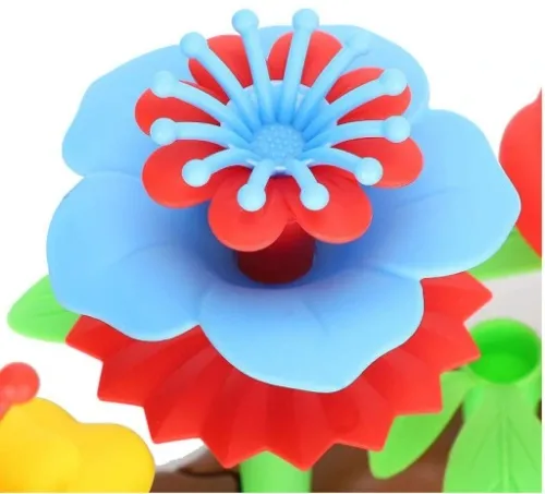 OGRÓD KREATYWNY KWIATY UKŁADANKA KLOCKI 148 SZT. na Arena.pl