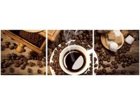 90X30CM AROMATYCZNA KAWA TRÓJ OBRAZ