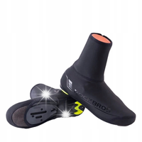 OCHRANIACZE NA BUTY ROWEROWE WODOODPORNE ROZMIARY L / XL CZARNE