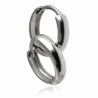 KLASYCZNE DELIKATNE KOLCZYKI GŁADKIE KOŁA KÓŁKA 1.3CM POLEROWANE POŁYSK