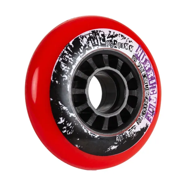 Zestaw 4 kółek Powerslide Hurricane 80/85A Red zdjęcie 2