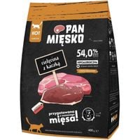sucha karma dla kota cielecina kaczka pan mięsko hipoalergiczna m 400g