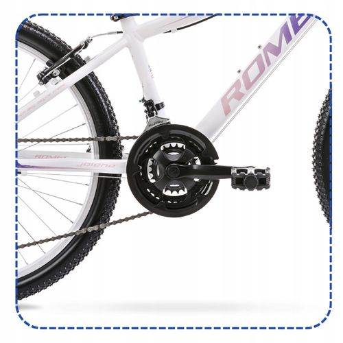 ROWER GÓRSKI MTB 24 ROMET JOLENE SHIMANO ALU OŚWIETLENIE I STOPKA GRATIS na Arena.pl