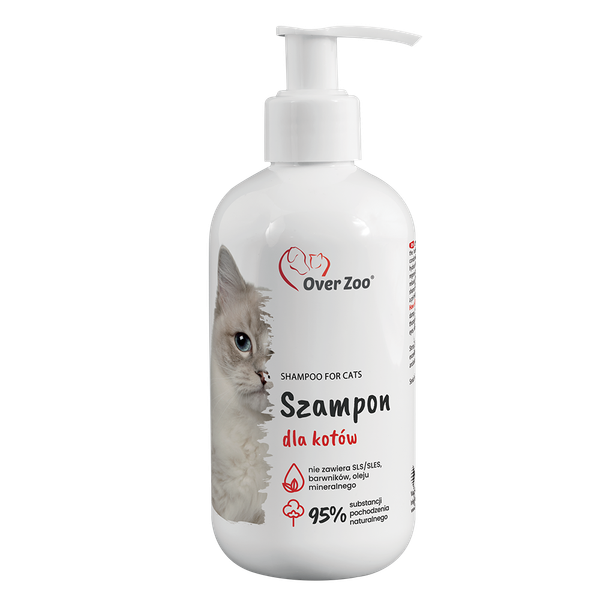 OVER ZOO Szampon Dla Kotów 250ml zdjęcie 1